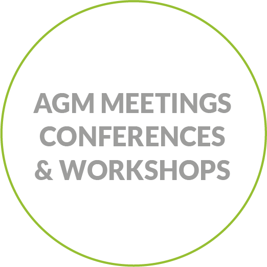 AGM meetings conferences & workshops
